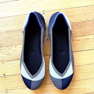 Rothy’s The Flat in Black Plaid